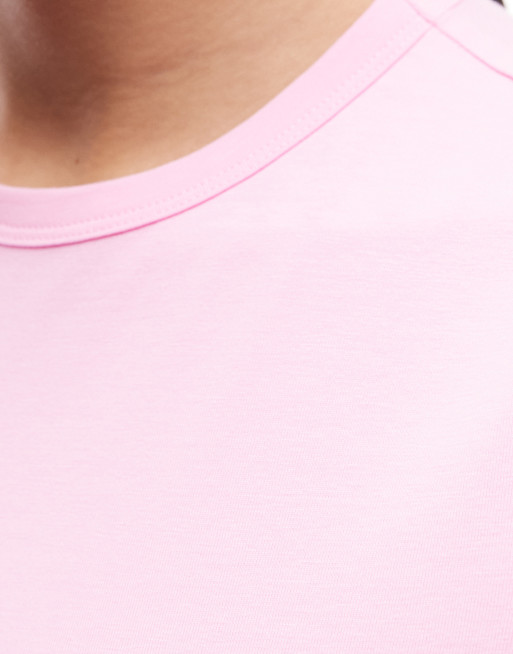 COLLUSION - T-shirt super corta rosa bubblegum, 3 di 4