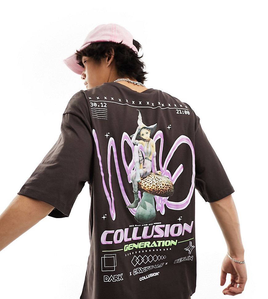COLLUSION t-shirt with fairy...