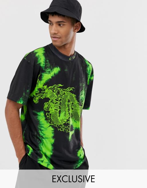 Black shirt with green 2024 dragon