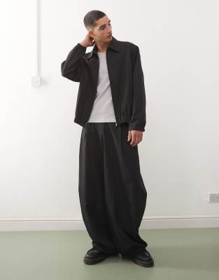 Collusion Tailored Bomber Jacket In Black