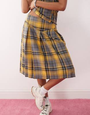 Collusion Tailored Kilt Skirt