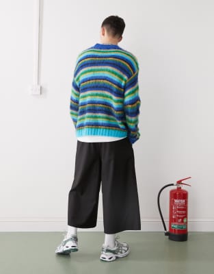 Collusion Tailored Longline Shorts In Black