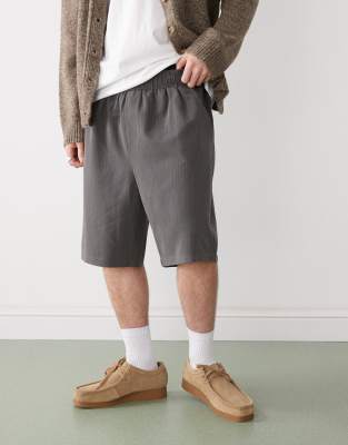 Collusion Tailored Longline Shorts In Multi