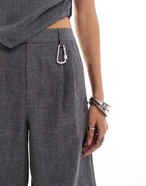 COLLUSION tailored relaxed knee length shorts - part of a set, 3 of 5