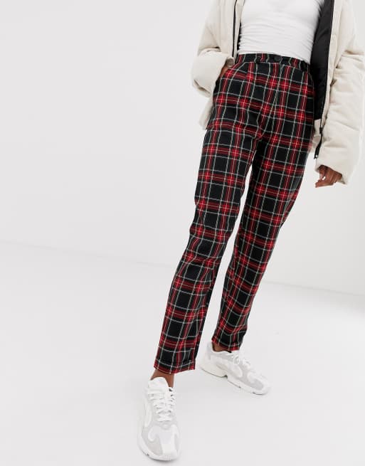 Tall on sale tartan trousers