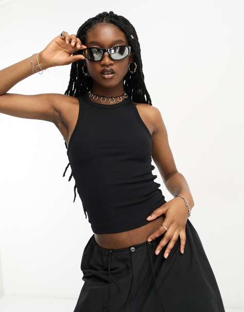 COLLUSION tank top in black - view 1