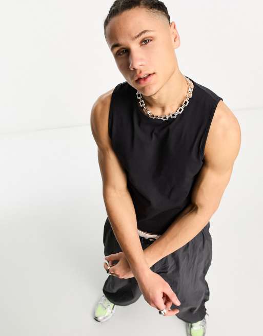 Asos tank hot sale top mens