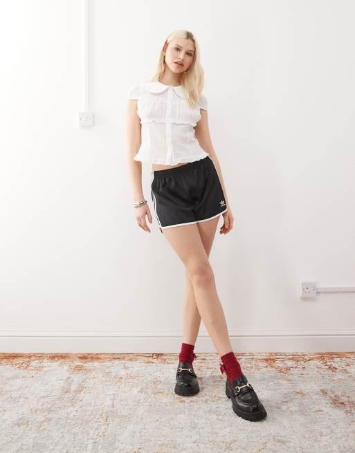 COLLUSION textured shirt top in white