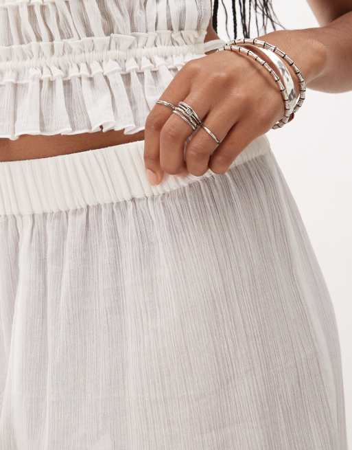 COLLUSION textured wide leg pants - part of a set, 3 of 5