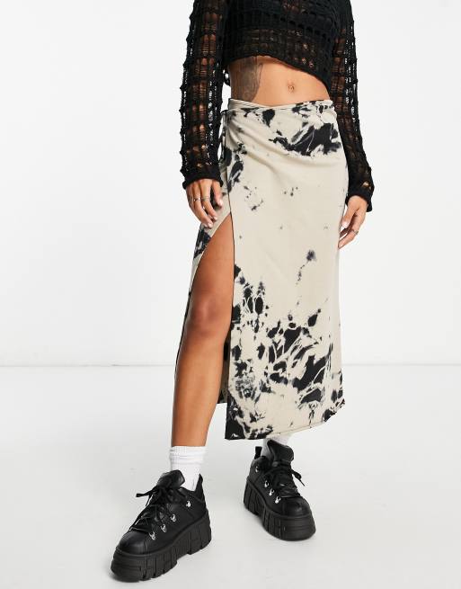 Tie dye clearance skirt