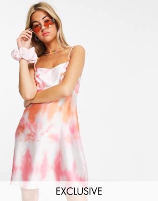 slip dress tie dye