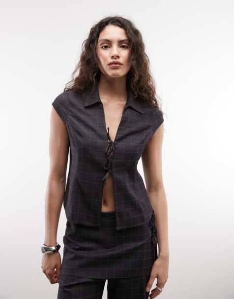 COLLUSION tie up shirt co-ord - view 1