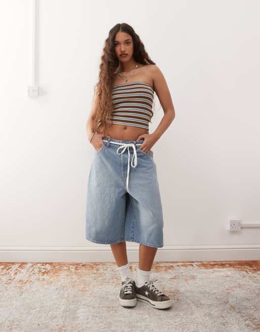 COLLUSION - Top bandeau rayé - Marron, 2 de 4