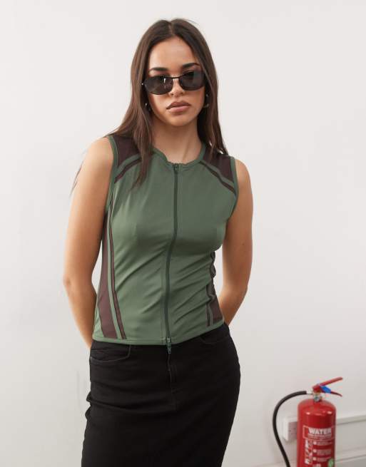 COLLUSION - Top med paneler i slim fit - view 1