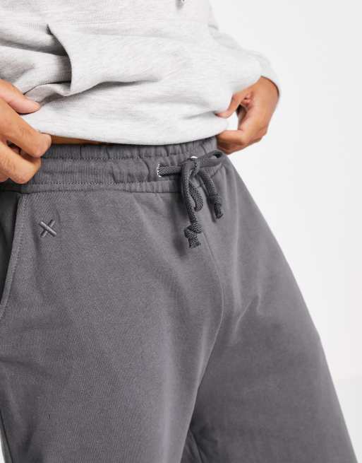 COLLUSION trackies in charcoal grey, 3 of 4