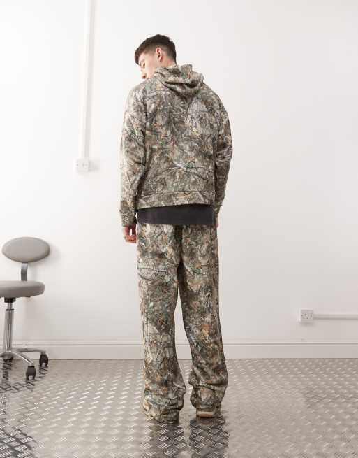 COLLUSION tree camo baggy sweatpants - part of a set