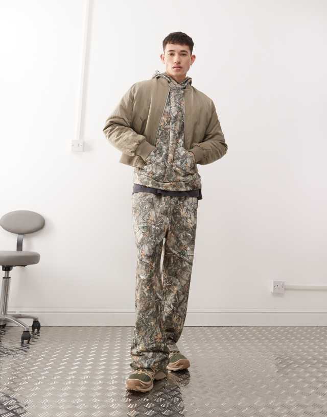COLLUSION tree camo baggy sweatpants - part of a set | ASOS