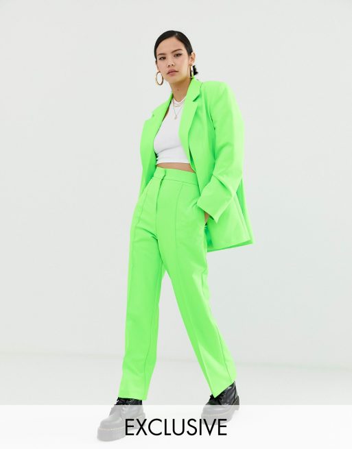 Neon suit womens sale