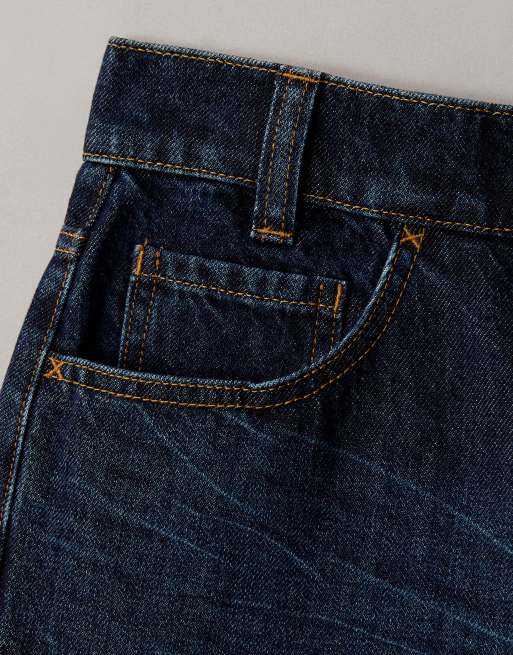 COLLUSION – Tvättade jeansshorts i skaterstil, 6 av 7