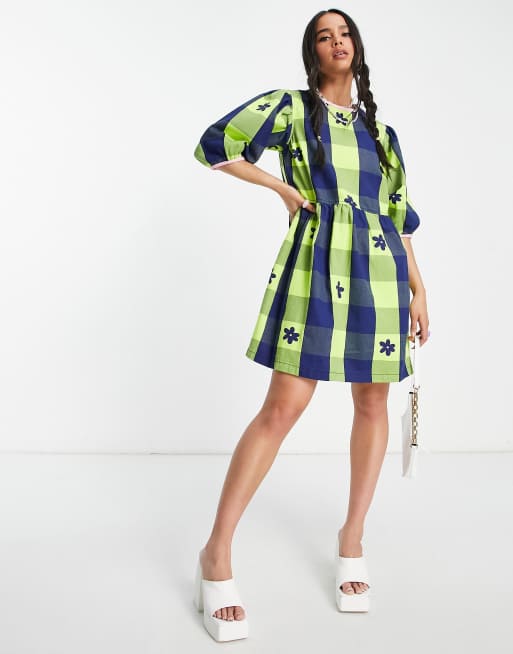 Collusion smock hot sale dress