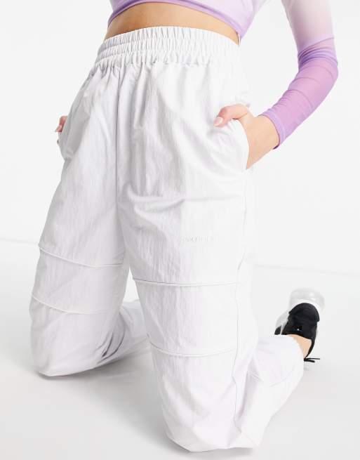 NEW FMC BAGGY TRACKIES WHITE [TRACKSUIT-TRACKIE-BOTTOMS]