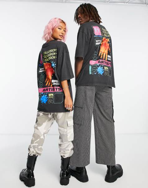 Printed Shirts | Women's Striped Printed Tops ASOS