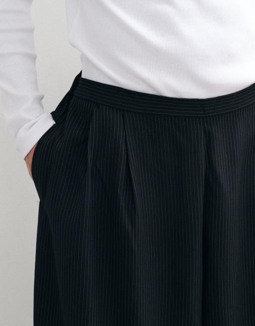 COLLUSION Unisex balloon leg trouser in pinstripe, 4 of 5