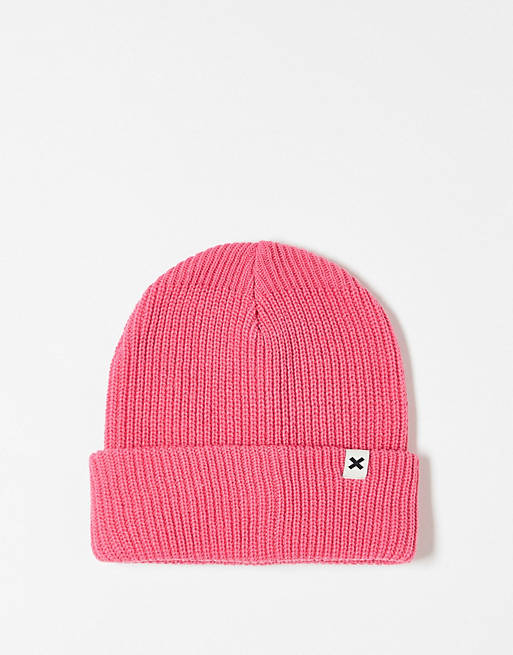 COLLUSION Unisex beanie in pink