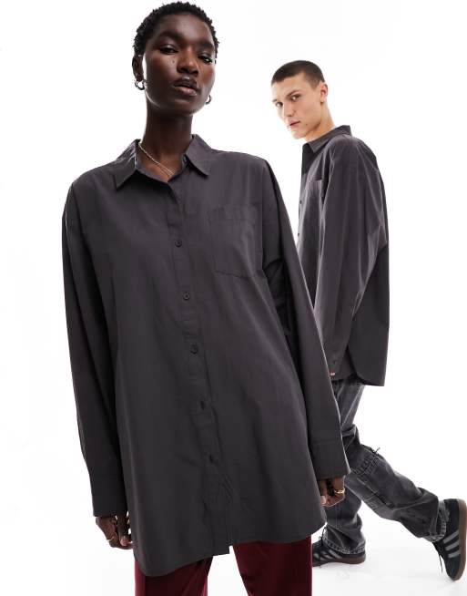 Camicia oversize in cotone