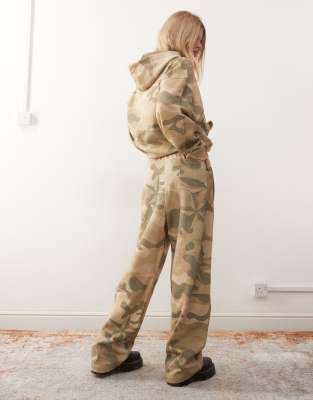 Collusion Unisex Camo Relaxed Sweatpants-multi In Multi