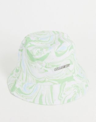 COLLUSION Unisex logo bucket hat in marble tie dye - ASOS Price Checker