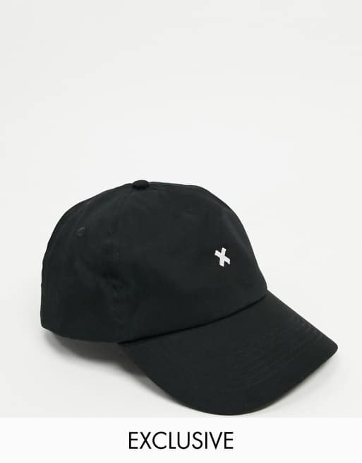 COLLUSION Unisex - Casquette avec lettre X - Noir