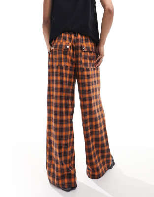 【COLOR iN ID】Pattern check wide pants 71ddxFPMUGL._UY350_.jpg