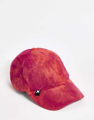 COLLUSION Unisex cord cap in neon pink - ASOS Price Checker