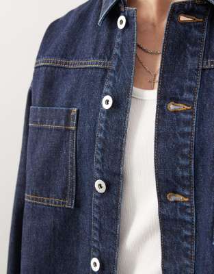Collusion Unisex Denim Trucker Jacket