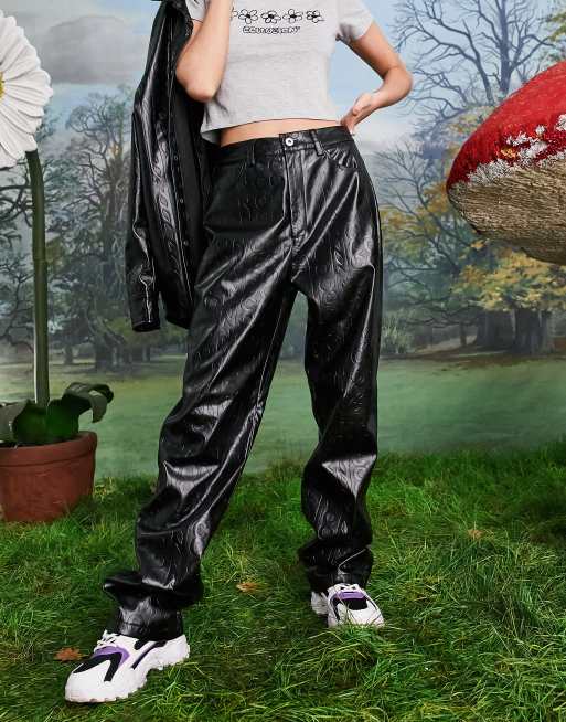 Black discount pvc joggers