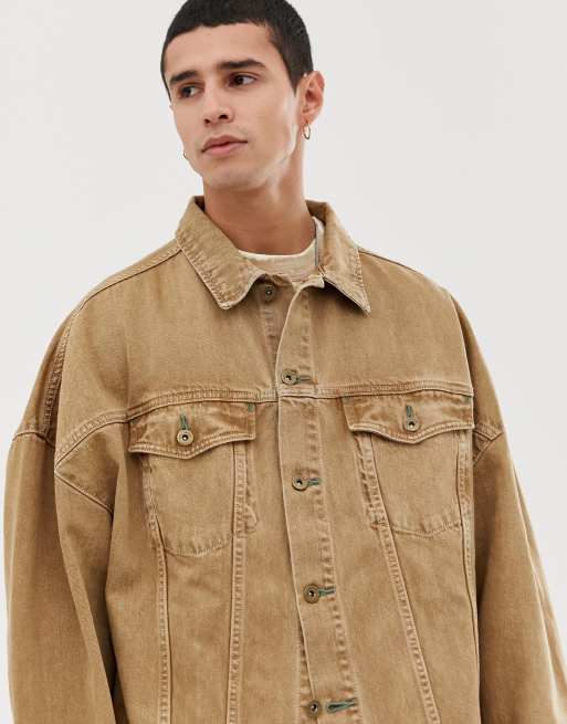 Sand denim hot sale jacket