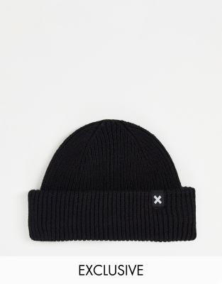 COLLUSION Unisex fisherman beanie in black - ASOS Price Checker