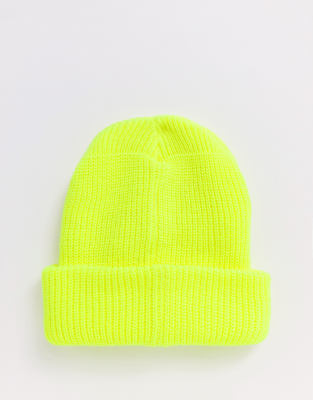 neon fisherman beanie
