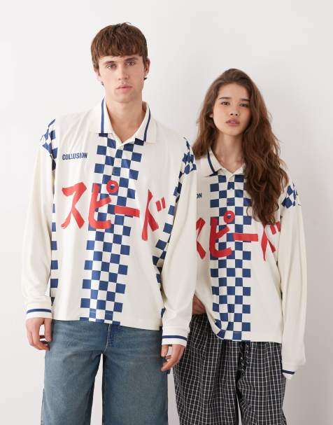 COLLUSION Unisex football long sleeve -shirt - view 1