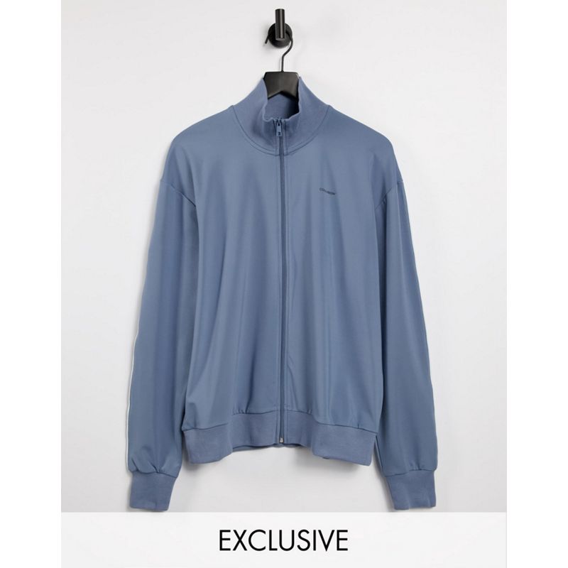 Donna dP33w COLLUSION Unisex - Giacca sportiva in tricot di poliestere blu polvere in coordinato