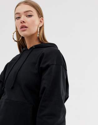 asos black hoodie