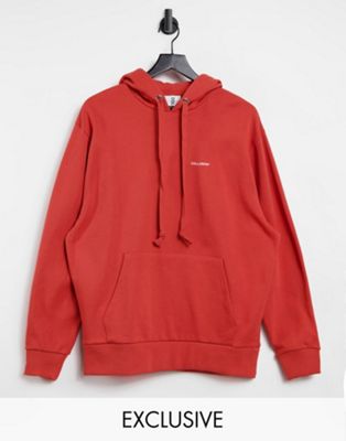 COLLUSION Unisex hoodie in bright red | ASOS