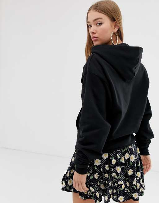 COLLUSION - Unisex hoodie in zwart, 2 van 4