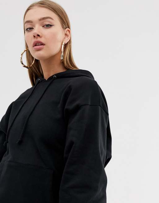 COLLUSION - Unisex hoodie in zwart, 3 van 4