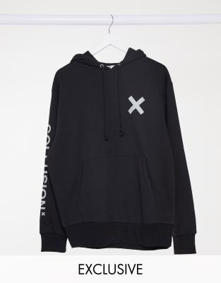 collusion black hoodie