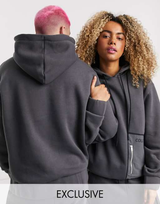 Collusion tracksuit with nylon pocket and stitch detail | ASOS