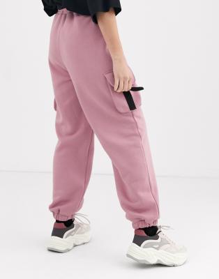 asos pink joggers