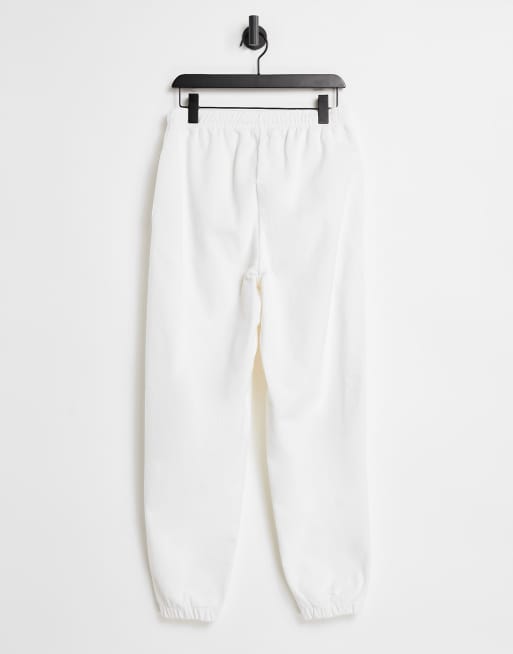 COLLUSION Unisex joggers in white cord fabric co ord ASOS