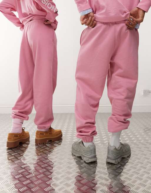 COLLUSION Unisex – Jogginghose in Rosa, 3 von 4